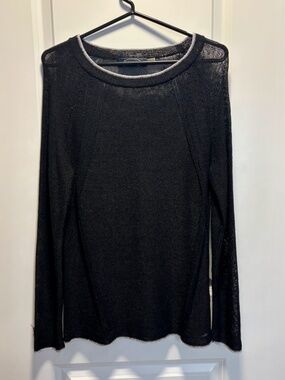 Magaschoni Open Weave Sweater